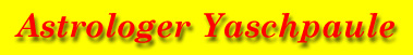 Astrologer Yaschpaule's Title Banner